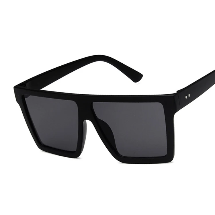 Новые квадратные солнцезащитные очки для женщин Ретро Винтажные Солнцезащитные очки женские мужские модные UV400 вождения Gafas De Sol Hombre - Цвет линз: Sand Black