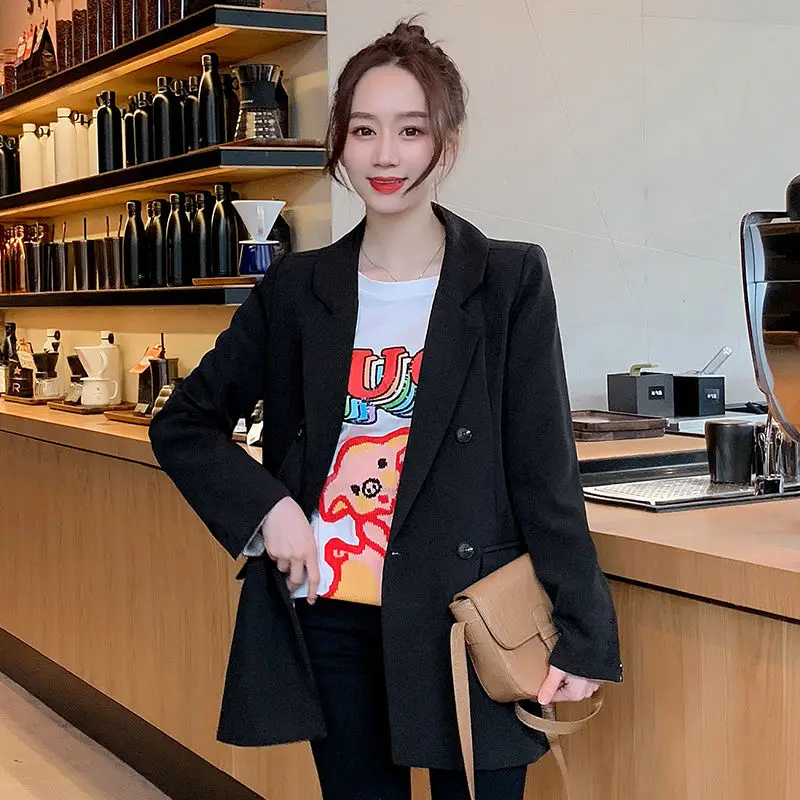 

Small suit jacket female 2020 new spring and autumn Korean version of loose casual student net red small suit