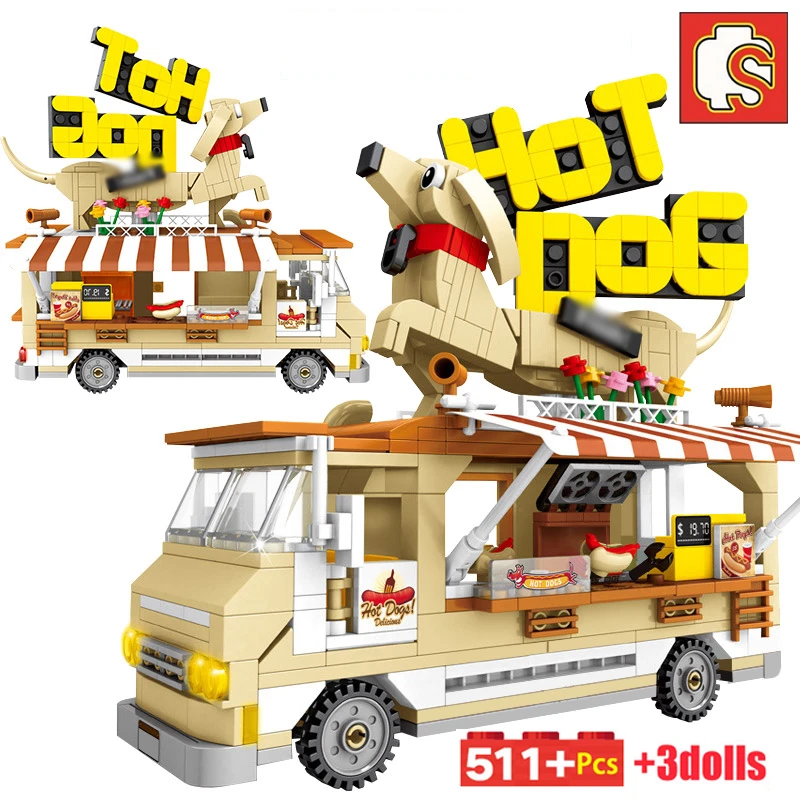 lego friends hot dog truck