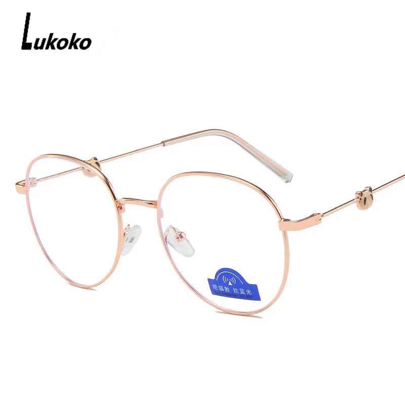 LUKOKO анти-голубые легкие очки компьютерные игровые очки для мужчин и женщин Блокатор блокирующий очки лучи очки с держателем линз para computadora