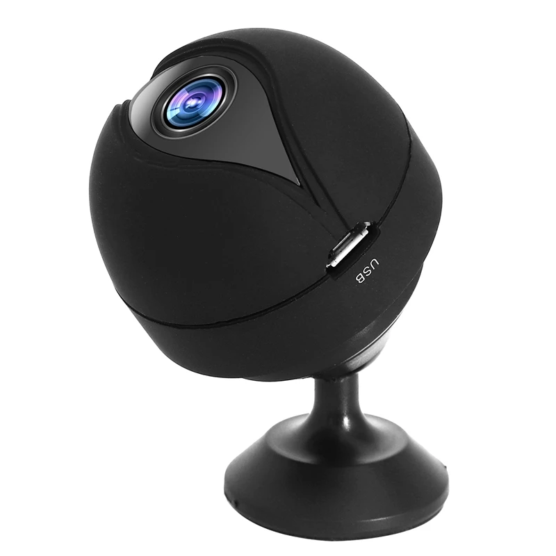 

Quelima A10 Ultra HD 1080P Cloud Wireless Wifi Camera Surveillance Camera Remote Motion DV Aerial DVR Family Security DVR - Blac