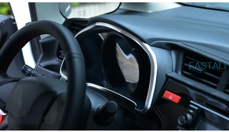 Для Honda FIT JAZZ- накладка на приборную панель обновленная высокая с приборной панелью Блестки Декоративная рамка украшение автомобиля