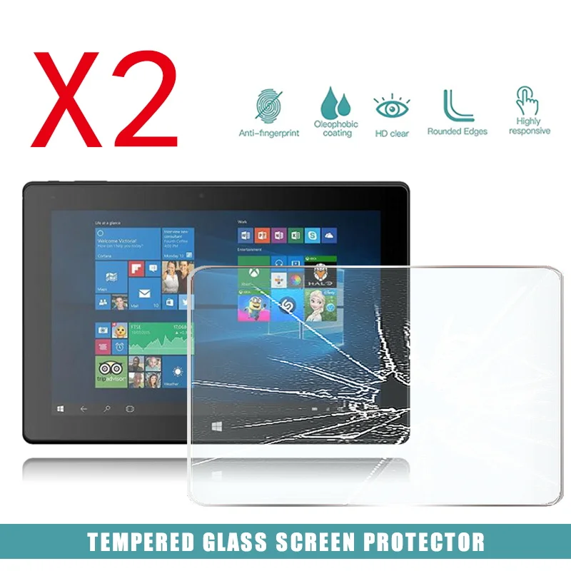 2 Pack Clear Tablet Screen Protector Guard For 10.1" Linx 10V32 