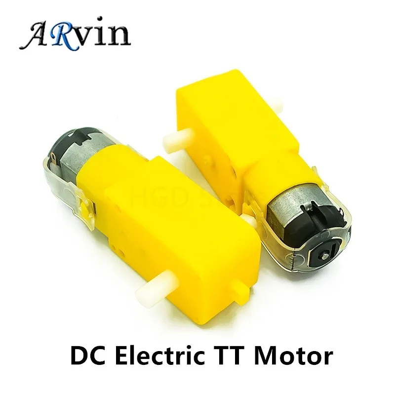4Pcs DC Electric TT Motor 3V-6V Gear Dual Shaft for Smart Car Robot Arduino DIY Kit | Обустройство дома