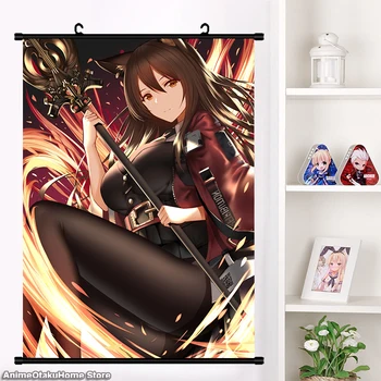 

Anime Game Arknights Skyfire Siege vigna W Skadi Wall Scroll Mural Poster Wall Hanging Poster Fashion Home Decor Collection Art