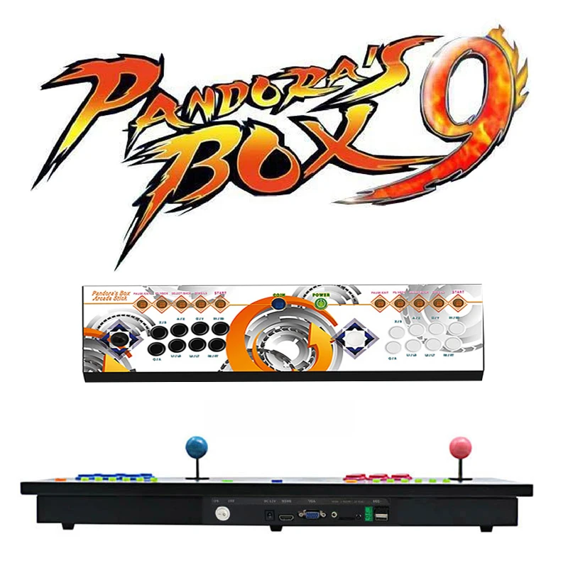 2 игрока Pandora Box 9 1500 встроенная игровая консоль для аркадных игр 8 кнопок