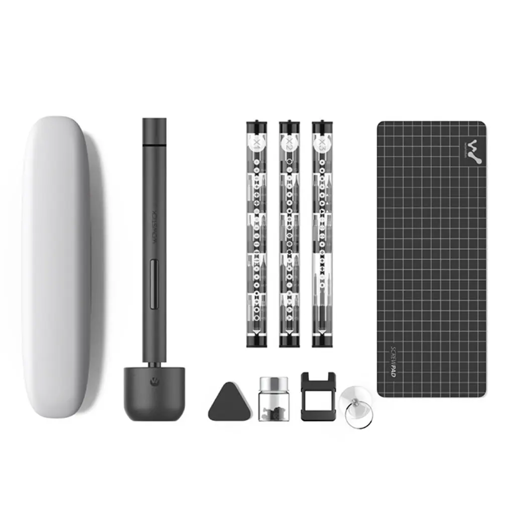 

Wowstick 1F Pro Mini Electric Screwdriver Rechargeable Cordless Power Screw Driver Kit With LED Light Lithium Battery