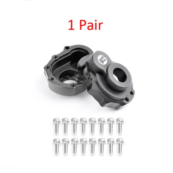 

1Pair 1/10 Door Axle Gearbox Cover Metal Upgraded Spare Parts Accessories 6061 Aluminum Alloy GAX0032FS / FB for RC Car Crawler