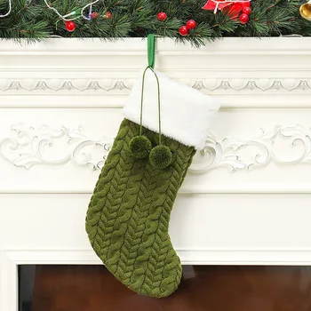 

Christmas Stockings Decoration Solid Christmas Gift Bag Fireplace Decoration Closet Door Window Decoration Christmas Gift NEW!