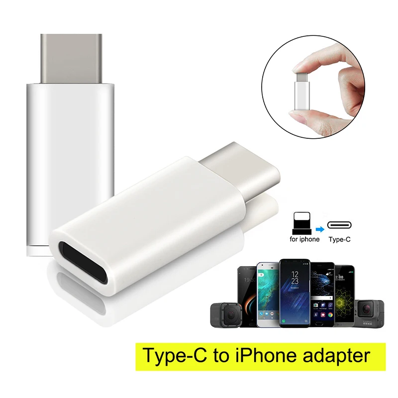 8 Pin IOS к usb type C Кабель-адаптер для samsung S10 Plus huawei P20 P30 Pro зарядный конвертер для IPhone type-c кабель usbc