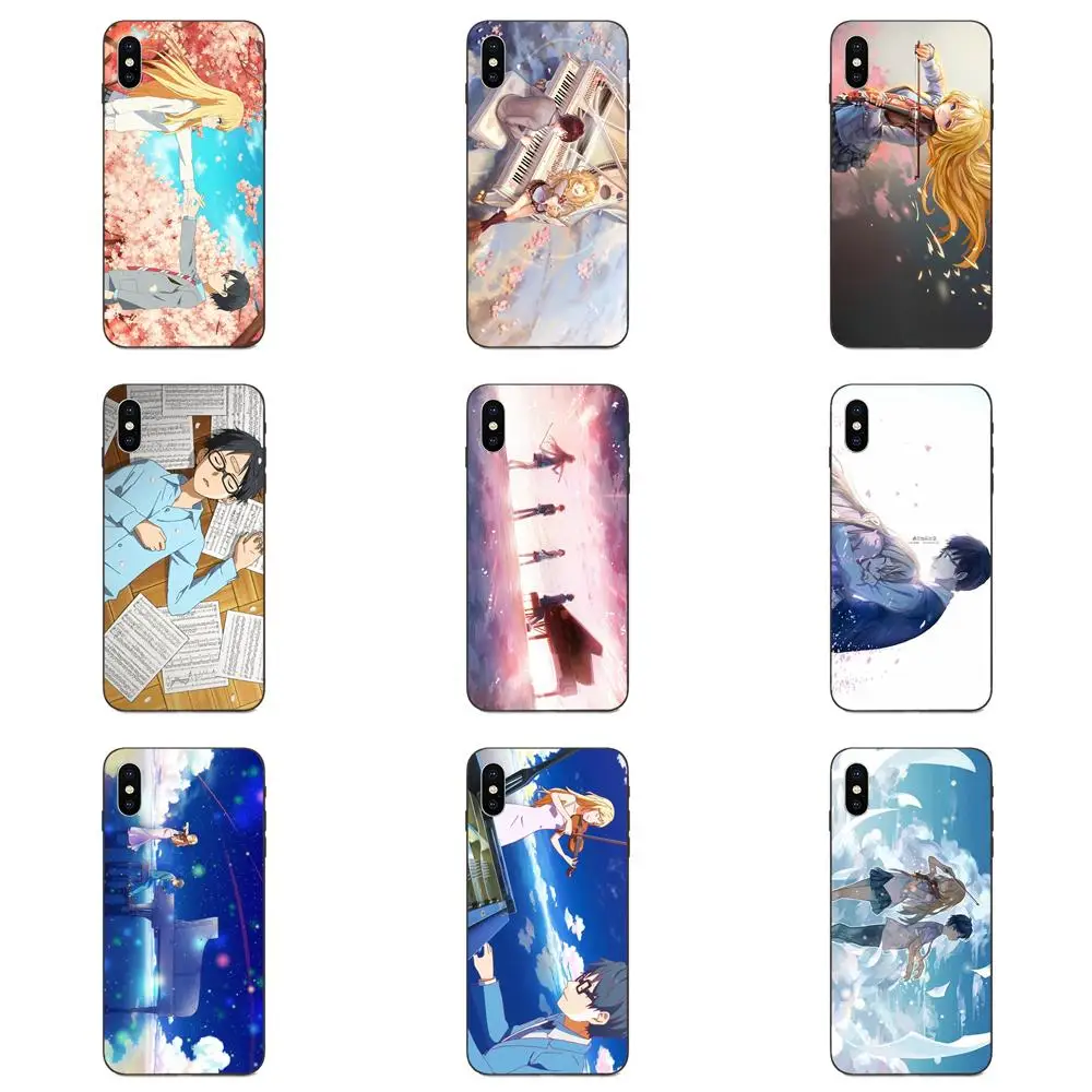 Обои Kawaii Your Lie In April для Xiaomi Mi Mix Max Note 2 2S 3 5X 6 6X 8 9 9T SE A1 A2 A3 CC9e Lite Play Pro F1 | Мобильные