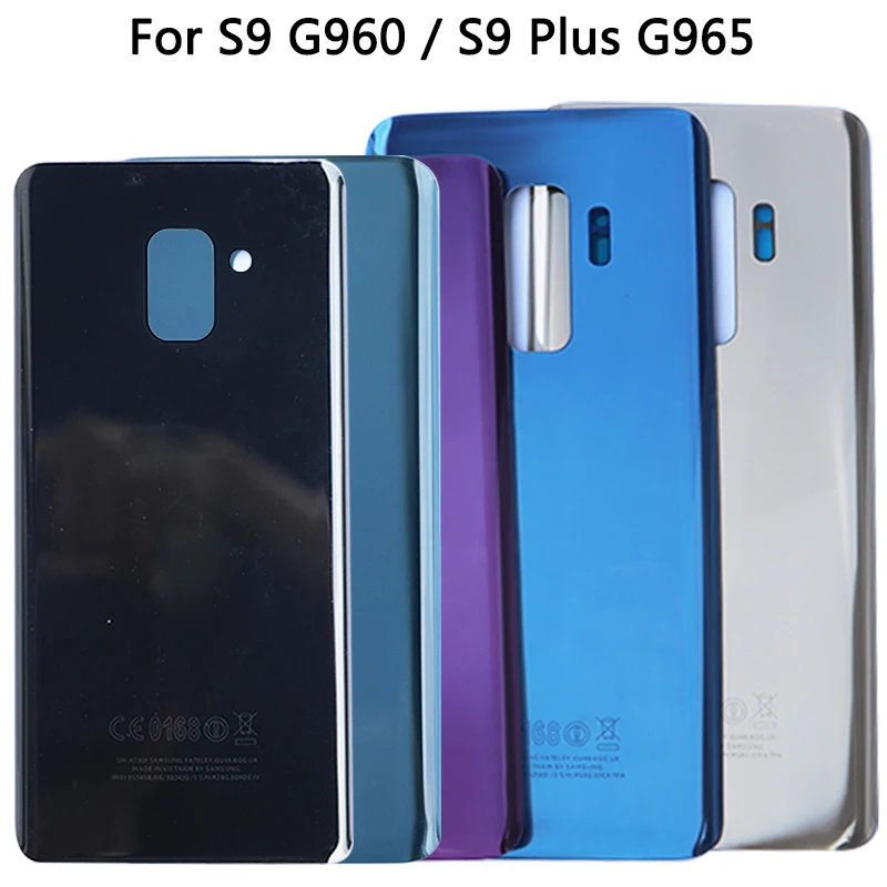 Оригинальная задняя крышка G960 стекло для Samsung Galaxy S9 G960F / Plus G965F аккумулятора