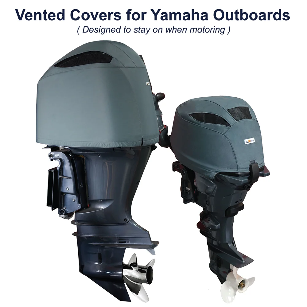 Outboard Motor Cover Oceansouth Vented Covers for YamahaMotor Outboards Engine Professional Marine Yacht Boat Accessories UV Waterprotection 75-425HP