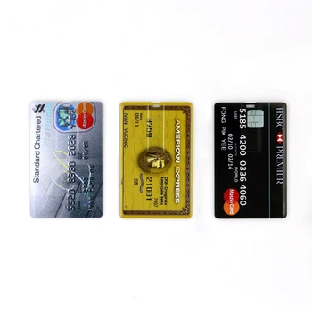 

New waterproof Super Slim Credit Card USB Flash Drive 32GB pen drive 8G 16G bank card model Memory Stick 64G 128G pendrive