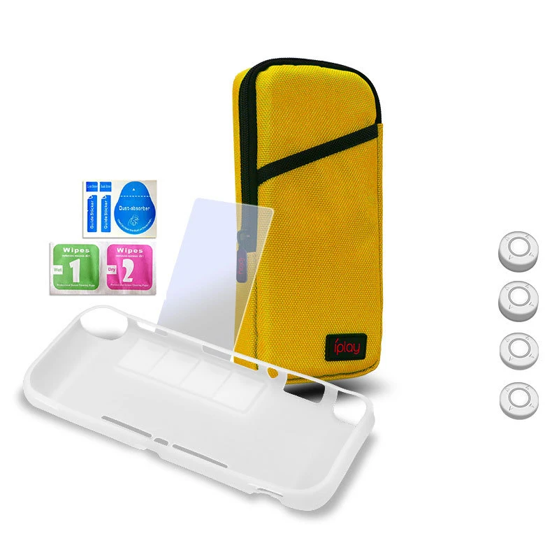 Цвет: желтый Сумка для хранения Switch lite, портативный чехол из ТПУ, защитный чехол для kingd Switch Mini, сумка для Nitendo Switch NS, аксессуары для консоли - Цвет: Цвет: желтый
