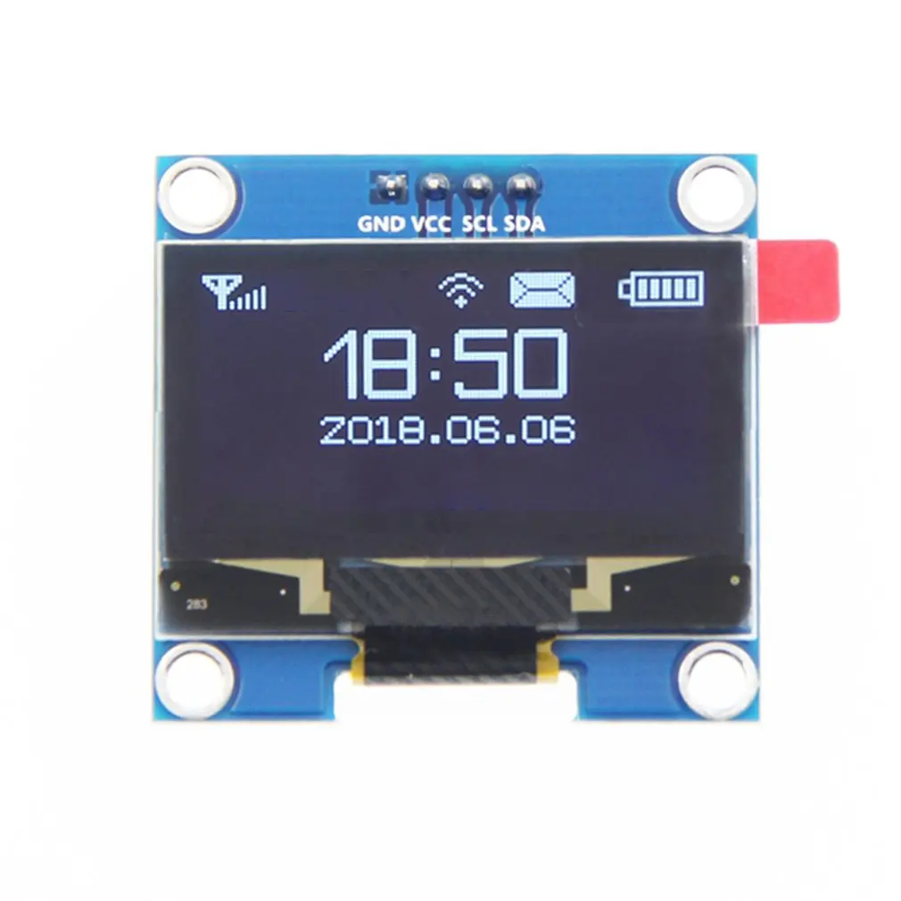 

1.3 Inch Oled Iic Serial White Oled Display Module 128X64 I2C SSD1306 12864 LCD Screen Board Vdd Gnd sck Sda