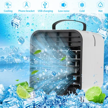 

Air Conditioner Air Cooler Humidifier Purifier Portable For Home Room Office 3 Speeds Desktop Quiet Cooling Fan Air Conditioning