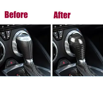 

For Chevrolet Camaro 2016+ Gear Shift Knob Cover Decor Glossy Epoxy Coating New