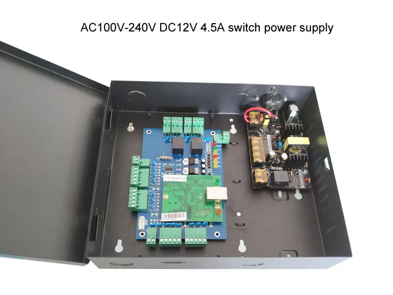 Двухдверная панель управления доступом плата управления доступом TCP/IP система контроля доступа с блоком питания 110 V/220 V sn: L02_set