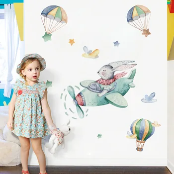 

DKtie 40x60cm children's room stickers various patterns cute cartoon door stickers corner stickers baby room home decoration