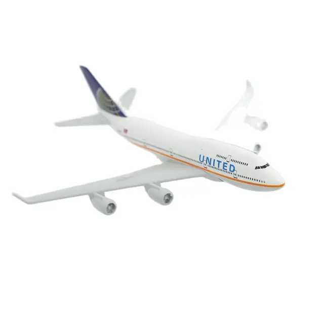Emirates Airlines A380 Aircraft Model 15cm Alloy Aviation Collectible Diecast Miniature Ornament Souvenir Toys United Airlines B747