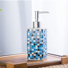 400 мл мозаичный узор керамическая эмульсия бутылка прессования мыла дозатор домашний отель шампунь душ антибактериальный гель для рук