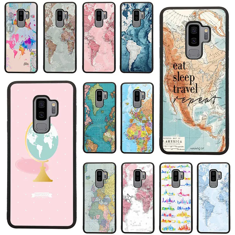 Для Samsung Galaxy A5 A7 A8 J3 J4 J6 J7 J8 2017 2018 S7 S8 S9 S10 Pluss Тонкий Жесткий ПК ТПУ телефонные