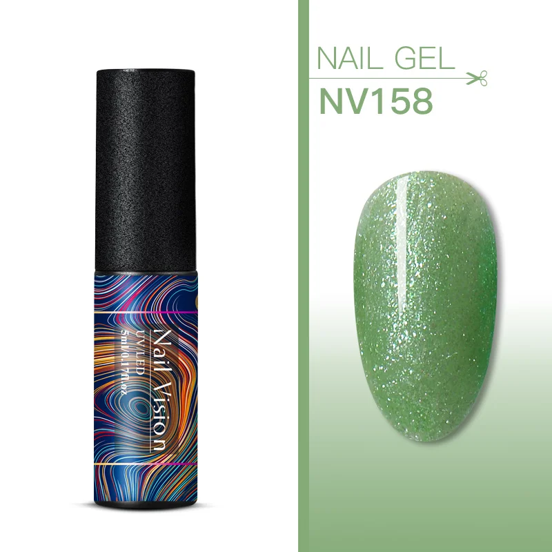 Nail Vision 5 мл Гель-лак для ногтей набор 176 цветов для маникюра гибридный Цвет ногтей Полупостоянный УФ-гель для ногтей гель лак - Цвет: EES06753