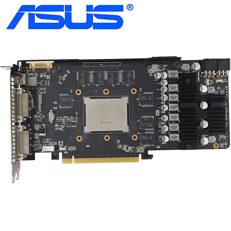 Видеокарта ASUS GTX 560 1GB 256Bit GDDR5, видеокарты для nVIDIA Geforce GTX560, используемые vga-карты прочнее, чем GTX 650 750