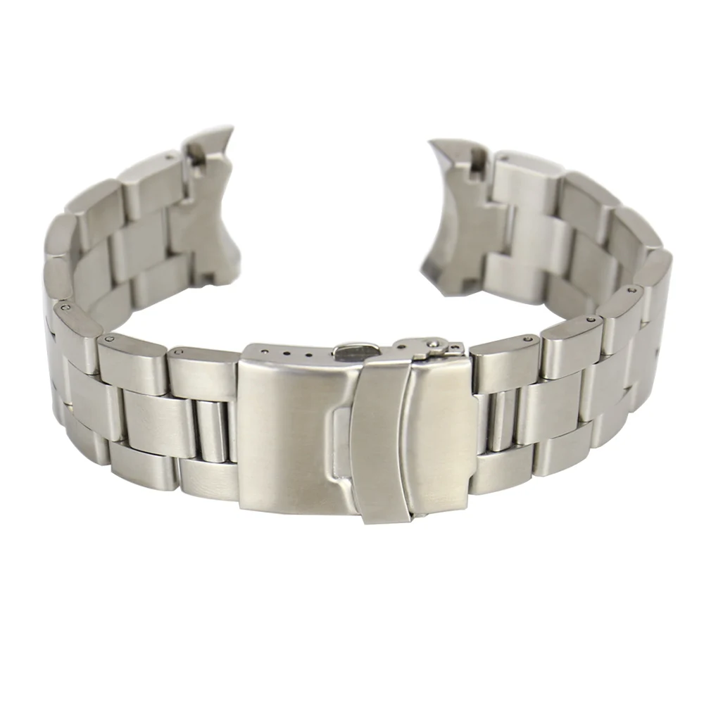 

316L Stainless steel 22mm Solid Curved End Watch Strap Band Bracelet fit for SKX007