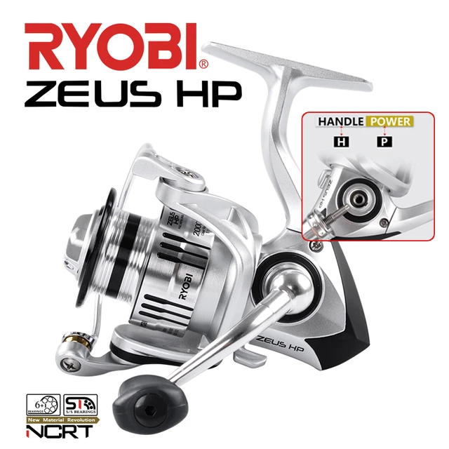 RYOBI ZEUS HP Spinning Fishing Reels 2000/3000/4000/6000/8000 6+1BB Max  Drag 10kg 5.1:1/5.0:1 Saltewater Fishing Reel Waterproof - AliExpress