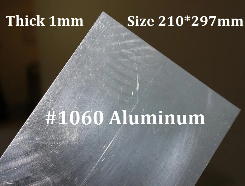 1mm Thick Aluminum Panel Plate Sheet For Metal Work Craft DIY Size  210*297mm 1/2/5 You Choose Quantity|Badge Holder & Accessories| - AliExpress