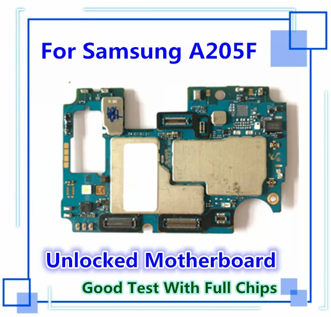 Материнская плата с чипом для Samsung Galaxy A20 A205F/FN/G оригинальная замена карты