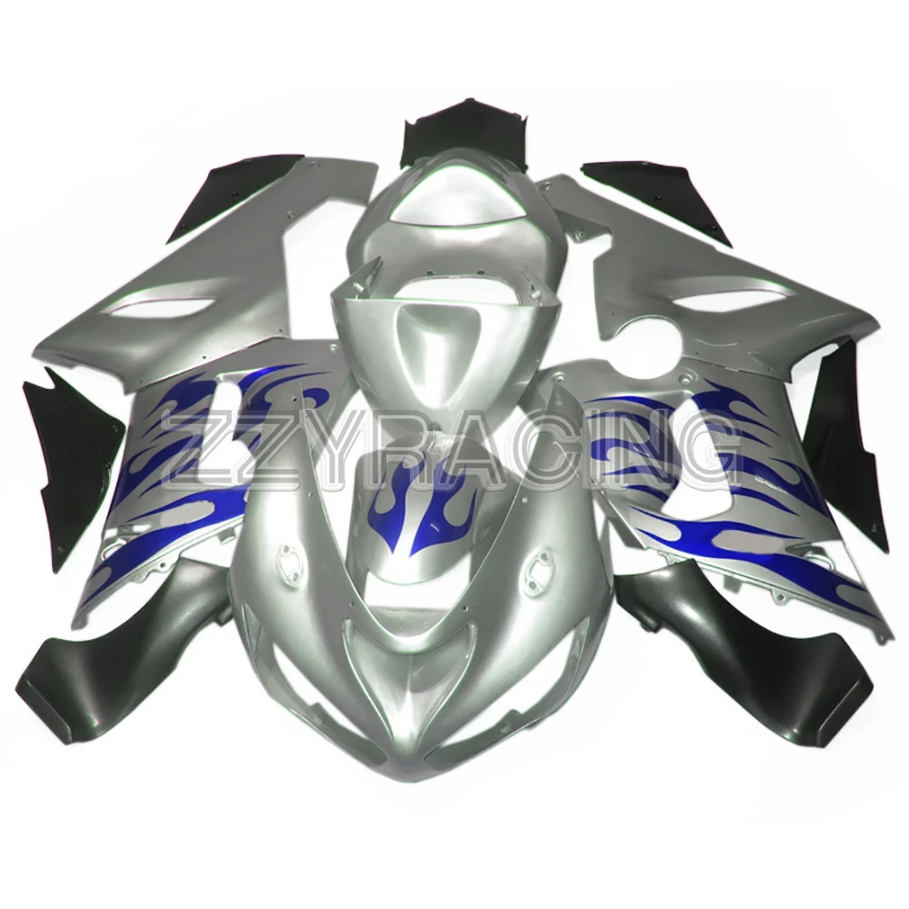

Injection Fairings Kits for Kawasaki ZX6R 2005 2006 Year ZX-6R 05 06 Complete ABS Plastic Motorcycle Bodywork Silver Purple
