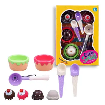 

9PCS/Set Children Simulation Icecream Toys Kids Kitchen Educational Toy Play House Toys