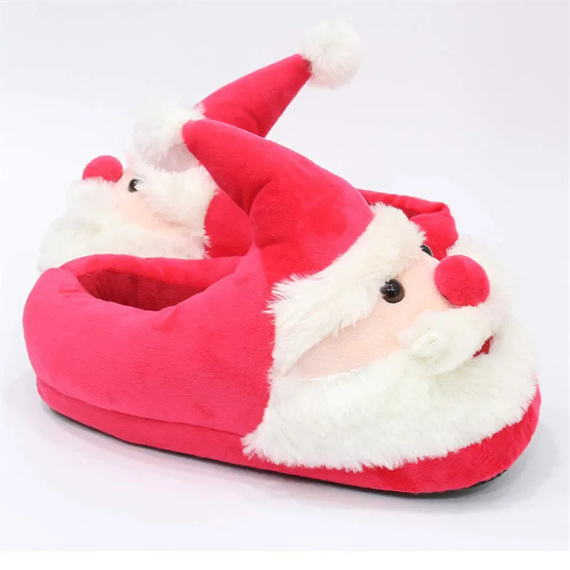Рождественские туфли; тапочки с покемонами; зимние женские теплые сандалии; шлепанцы для спальни; тапочки в виде хлебных булок; плюшевые домашние тапочки на плоской подошве