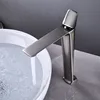 Basin Faucets Black Brass Faucet Hot and Cold Bathroom Sink Faucet Deck Mounted Toilet Nickel/Grey Color Mixer Water Tap ► Photo 3/6