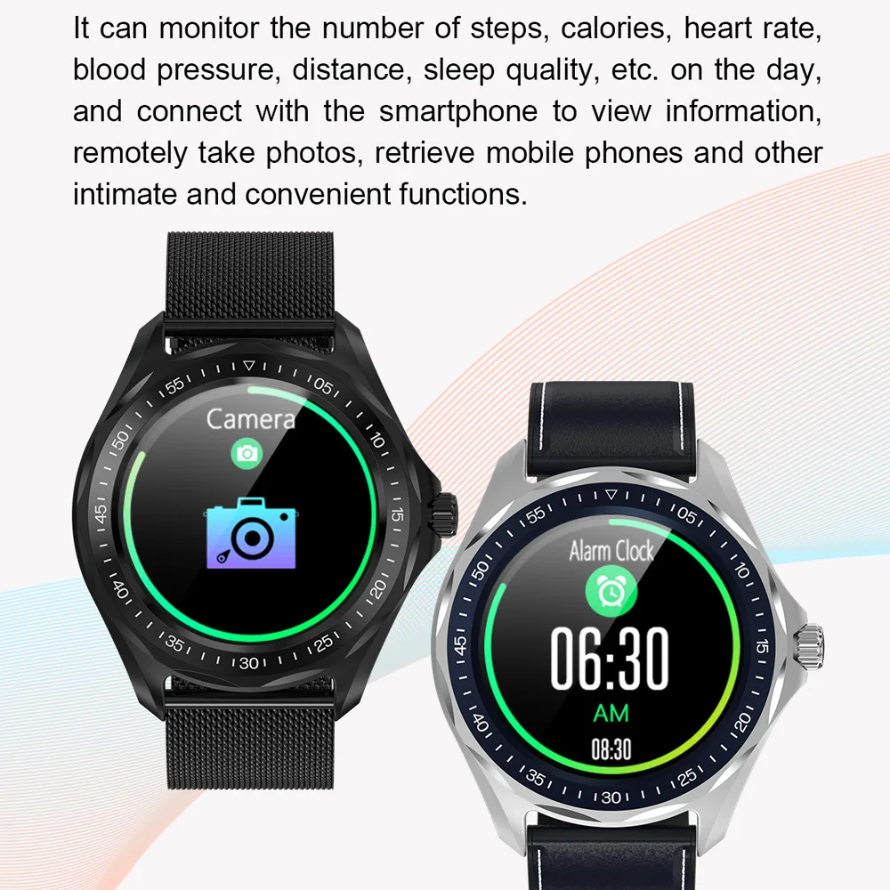  SENBONO S09 Smart Watch IP68 Waterproof Men Heart Rate Monitor Blood Pressure Fitness Tracker GPS M - 4000027283245