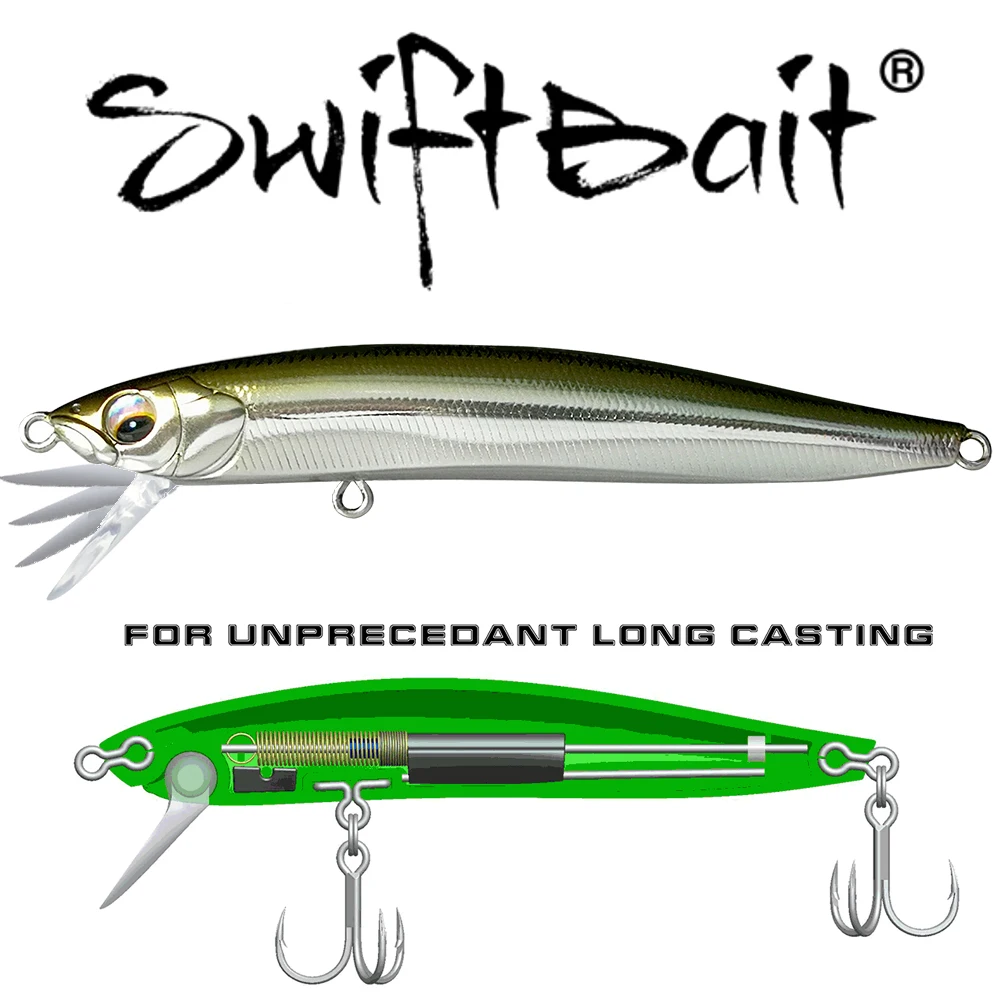 SFT SwiftBait 90S 13 г AR-C свисающая система для губ приостанавливает приманку Minnow