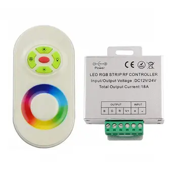 

RF Touch Panel Wireless Remote Controller For RGB Led Strip Light DC 12V/24V