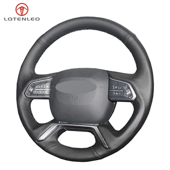 

LQTENLEO Black Artificial Leather Car Steering Wheel Cover For Great Wall Haval Hover H2S H6 2017-2019 H4 2018 2019