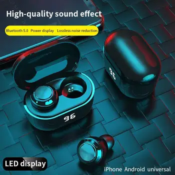 

A6 TWS Bluetooth Headset Bluetooth 5.0 HIFI Stereo Noise reduction Wireless Earphones Power Bank LED Display Earphones HD Call