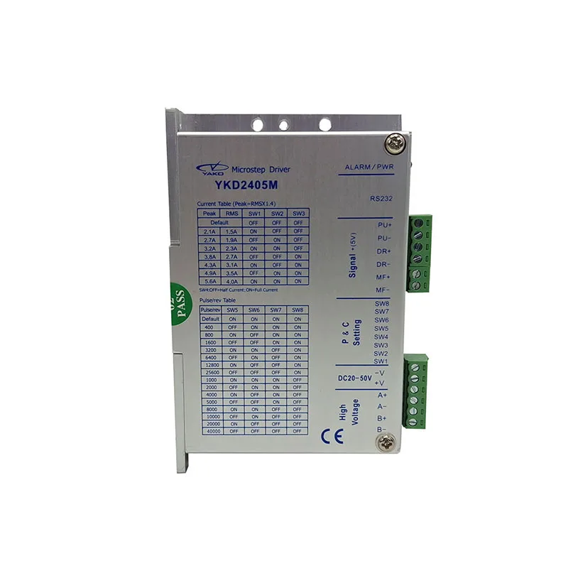 

NEMA 23 two-phase stepping driver 32-bit digital signal digital single-axis motor controller YAKO YKD2405M input voltage DC20-50