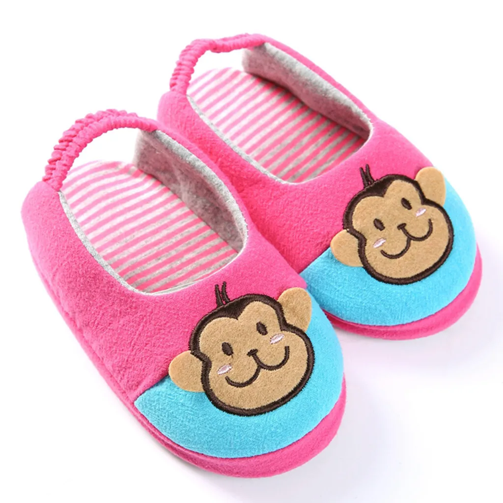 Детская теплая обувь для малышей; мягкие тапочки на подошве с рисунком для мальчиков и девочек; Modis; детская обувь для дома; Pantuflas Sapato Infantil