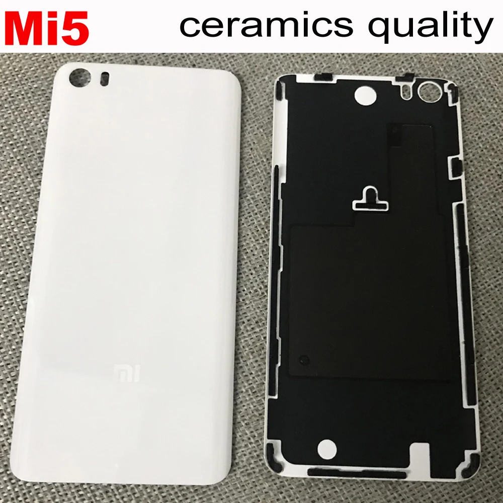 100% оригинальный новый лучший Xiaomi 5 Mi5 M5 Mi Стеклянная Панель задняя крышка