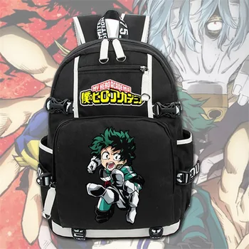 

Anime My Hero Academia School Backpack Boku no Hiro Izuku Midoriya Laptop Travel Bag Book bags