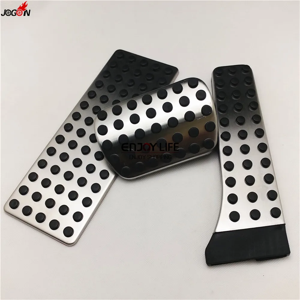 Gas Fuel Brake Footrest Foot Pedal Pad Plate At For Mercedes Benz E