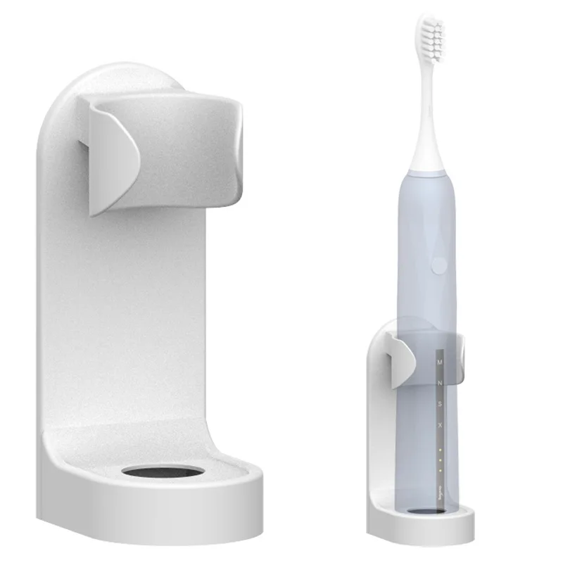 Wall Mount Electric Toothbrush Holder Electric Tooth Brush Stander Body Base Support Suit For Oral B toothbrush shelving space aluminum bathroom bathroom mouthwash cup wall hanging perforation free electric tooth cup holder