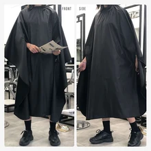 

Black Large Hairdresser Apron Hair Cut Cape Gown Cape hair Salon Barber Waterproof Hair Cutting Dye Apron Salon Styling Cloth