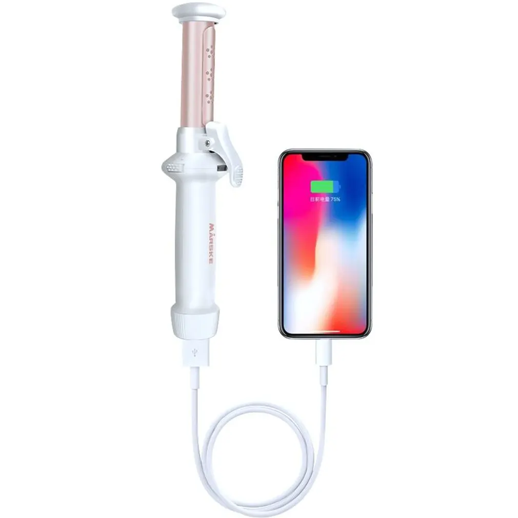 

For Sonax Pro New Curly Stick Mini Wireless Automatic Reel Portable Usb Rechargeable Beauty Perm Splint Ms-5900